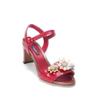 Dolce & Gabbana | leather jeweled sandals